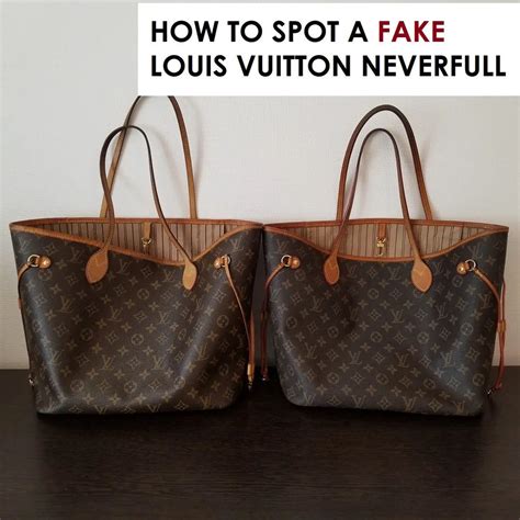 spot fake louis vuitton neverfull mm|louis vuitton never full real.